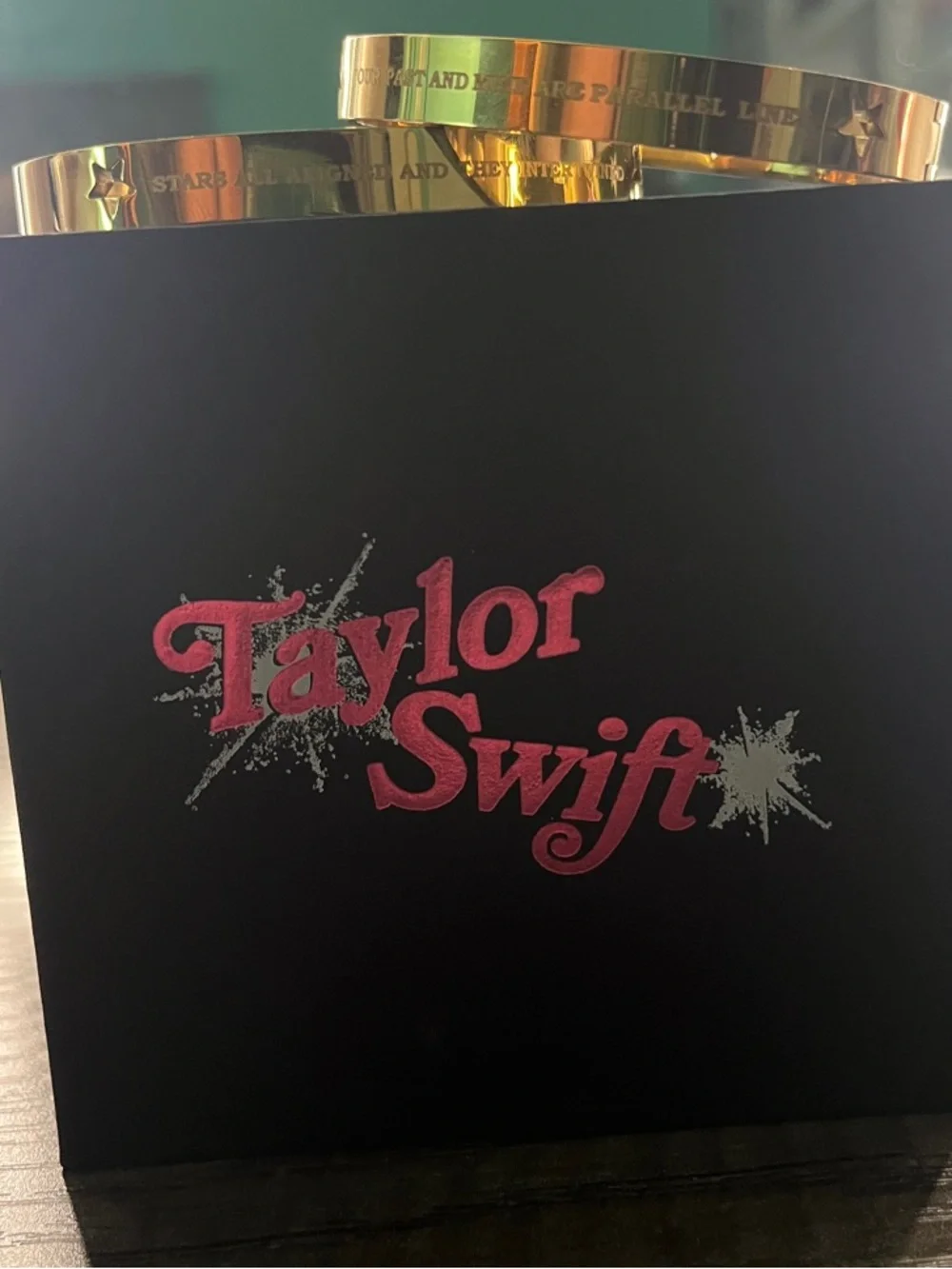 Taylor Swift “All of the Girls You’ve Loved Before” Gold Bangle Bracelets (2)